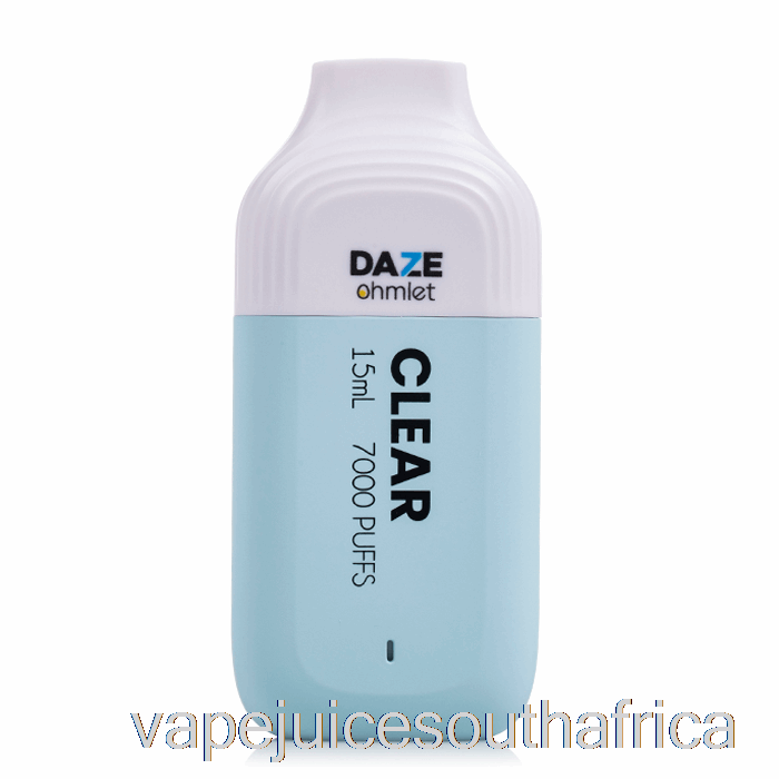 Vape Juice South Africa 7 Daze Ohmlet 7000 Disposable Clear